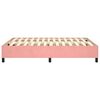 vidaXL Struttura Letto a Rete a Molle Rosa 140x200 cm in Velluto