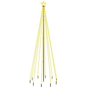 vidaXL Albero di Natale con Puntale Bianco Caldo 310 LED 300 cm