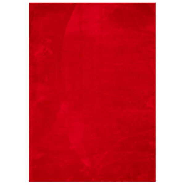 vidaXL Tappeto a Pelo Corto HUARTE Morbido e Lavabile Rosso 240x340cm