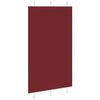 vidaXL Tenda Plissettata Rosso Bordeaux 115x200 cm Larghezza Tessuto