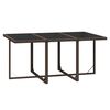 vidaXL Set da Pranzo da Giardino 7 pz con Cuscini Polyrattan Marrone