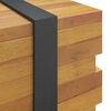 vidaXL Supporto TV Marrone 110 x 30 x 30 cm Legno di teak solido