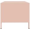 vidaXL Tavolino Rosa 101,5x50x43,5 cm in Acciaio Laminato a Freddo