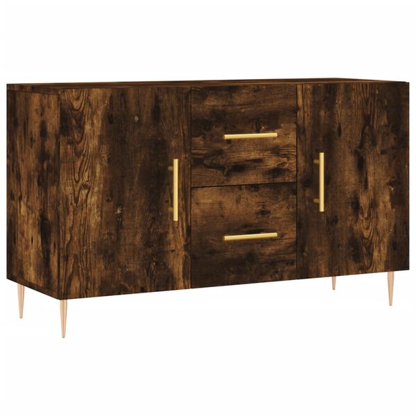 vidaXL Credenza Rovere Fumo 100x36x60 cm in Legno Multistrato