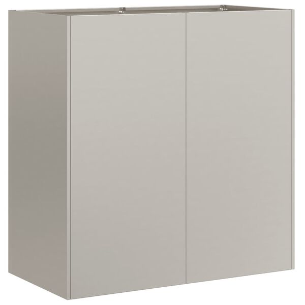 vidaXL Fioriera Arrugginita 80x40x80 cm in Acciaio Corten