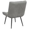 vidaXL Sedia Relax 64x74x84 cm Grigio Scuro in Velluto