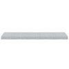 vidaXL Scaffali a Parete 4 pz Grigio Cemento 90x23,5x3,8 cm in MDF