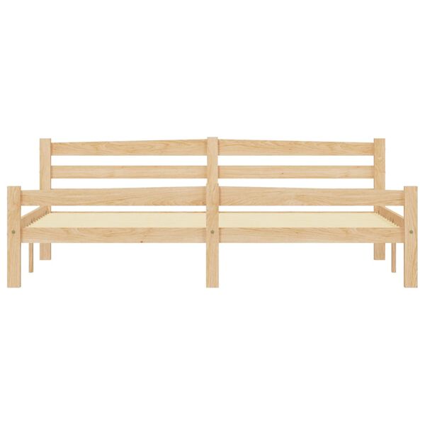 vidaXL Giroletto senza Materasso 180x200 cm in Legno Massello di Pino