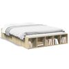 vidaXL Giroletto Rovere Sonoma 135x190 cm in Legno Multistrato