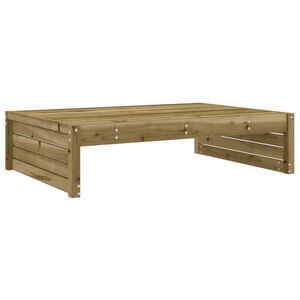 vidaXL Poggiapiedi da Giardino 120x80 cm in Legno Impregnato di Pino