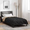 vidaXL Duvet Invernale Nero e Talpa 220 x 135 cm Microfibra