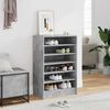 vidaXL Scarpiera Grigio Cemento 60x35x92 cm in Truciolato