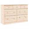 vidaXL Cassettiera ALTA 112x35x73 cm in Legno Massello di Pino