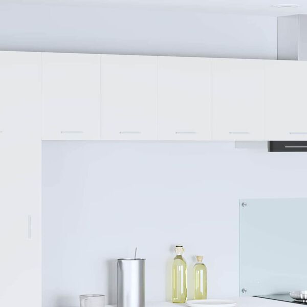 vidaXL Armadio pensile 2 pcs Bianco 60 x 31 x 40 cm Legno multistrato