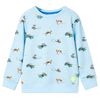 Felpa da Bambino Azzurro M&eacute;lange 140