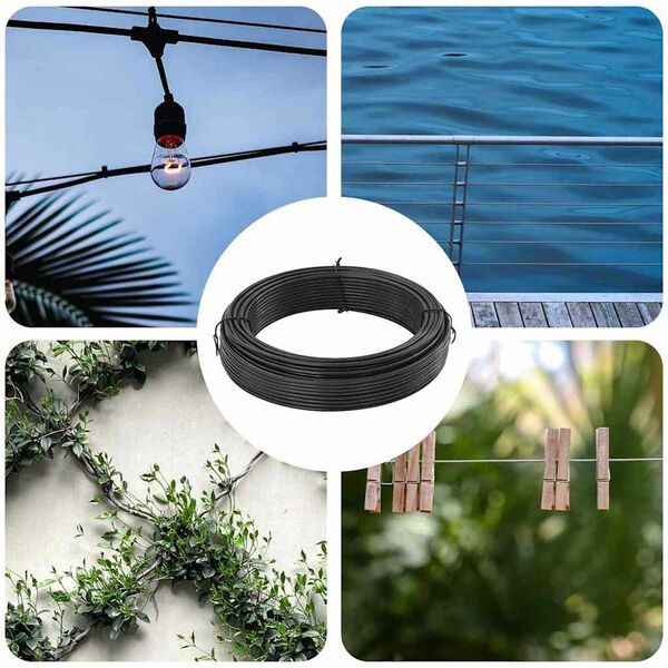 vidaXL Filo di recinzione Antracite 80 m Acciaio