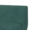 vidaXL Divano Letto a L Verde Scuro 275x140x70 cm in Velluto