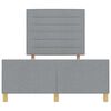 vidaXL Struttura del letto Grigio chiaro 140 x 200 cm Tessuto