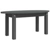 vidaXL Tavolino da Salotto Grigio 80x40x35 cm Legno Massello di Pino