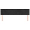 vidaXL Testiera 2 pz Nera 80x5x78/88 cm in Velluto