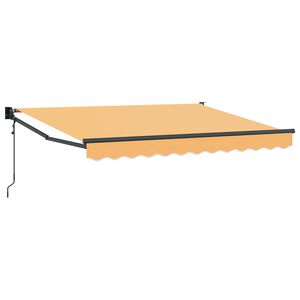 vidaXL Tenda retrattile Sabbia 3,5 x 2,5 m Poliestere e Metallo