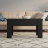 vidaXL Tavolino da Salotto Nero 101x49x52 cm in Legno Multistrato