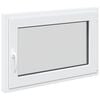 vidaXL Finestra seminterrato a ribalta e scorrimento RISOR 90 x 70 cm