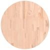 vidaXL Piano per Tavolo &Oslash;60x1,5 cm Rotondo in Legno Massello di Faggio