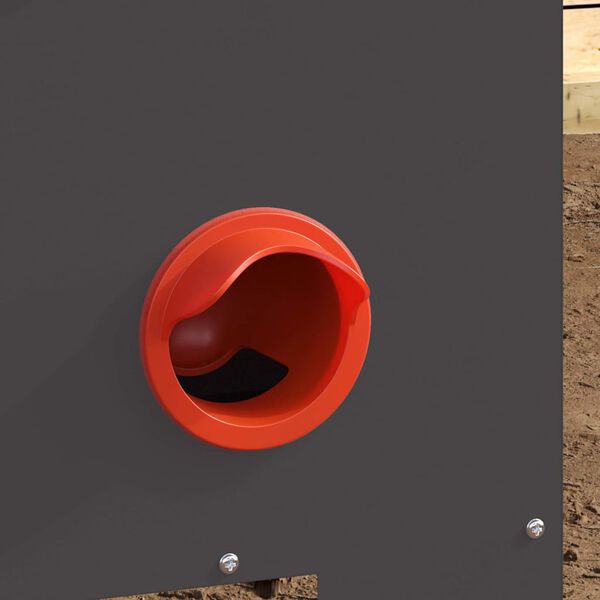 vidaXL Feeder per pollo Nero 40,5 x 25 x 38 cm