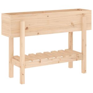 vidaXL Fioriera Rialzata da Giardino 101x30x69 cm Legno Massello Pino