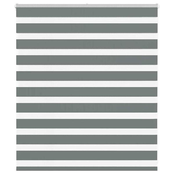 vidaXL Tenda a Rullo Zebra Larghezza Tessuto 125,9 cm Poliestere