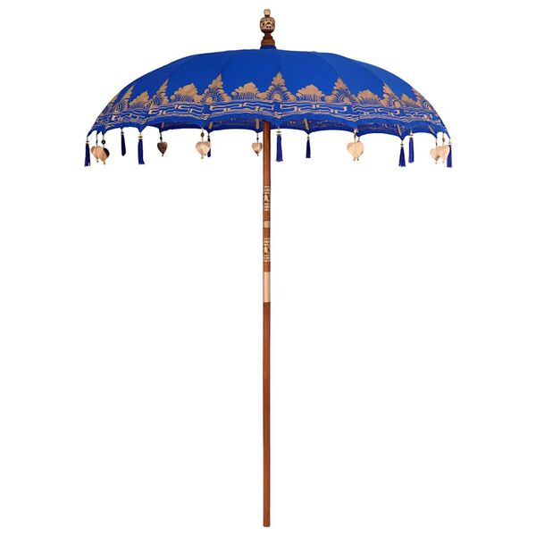 vidaXL Parasol Balinese Blu 185 x 185 x 260 cm