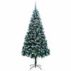 vidaXL Albero di Natale artificiale con 300 LED Verde 210 cm