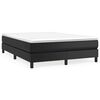 vidaXL Struttura Letto a Rete a Molle Nero 140x200 cm in Similpelle