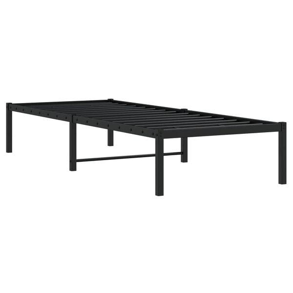 vidaXL Giroletto in Metallo Nero 80x200 cm
