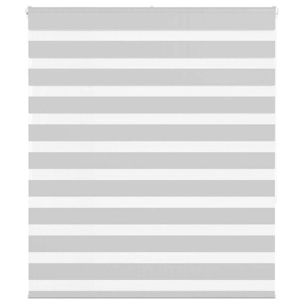 vidaXL Tenda a Rullo Zebra Larghezza Tessuto 120,9 cm Poliestere