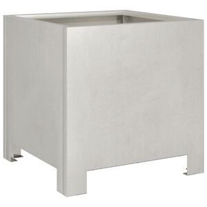 vidaXL Fioriera da Giardino 30x30x30 cm in Acciaio Inossidabile