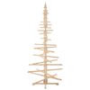 vidaXL Albero di Natale Decorativo in Legno 210 cm Legno Massello Pino