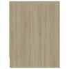 vidaXL Comodini Rovere Sonoma 2 pz 40x30x40 cm in Legno Multistrato