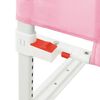 vidaXL Sponda Letto di Sicurezza per Bambini Rosa 140x25cm in Tessuto