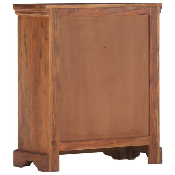 vidaXL Credenza 63x30x75 cm in Legno Massello di Acacia