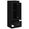 vidaXL Credenza Nera 36x35,5x103,5 cm in Legno Multistrato