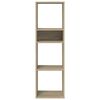 vidaXL Libreria Rovere Sonoma 34x31x112 cm in Legno Multistrato