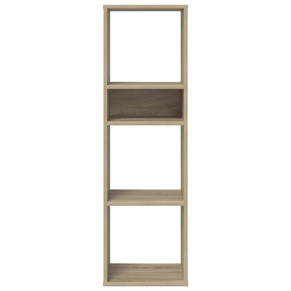 vidaXL Libreria Rovere Sonoma 34x31x112 cm in Legno Multistrato