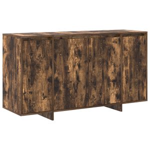 vidaXL Credenza Rovere fum&eacute; 135 x 41 x 75 cm Legno multistrato