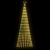 vidaXL Albero di Natale a LED 688 LED Bianco Caldo 300 cm