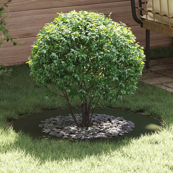 vidaXL adatto per Anelli d'Albero Piatto 5 pcs Oliver verde &Oslash;50 / 80 cm