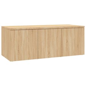 vidaXL Mobile Porta TV Rovere Sonoma 80x34x30 cm Legno Multistrato