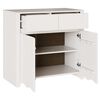 vidaXL Credenza Drammen Bianco 79 x 43 x 75.5 cm