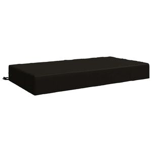 vidaXL Cuscino per la seduta SOEST 100% Poliestere Nero